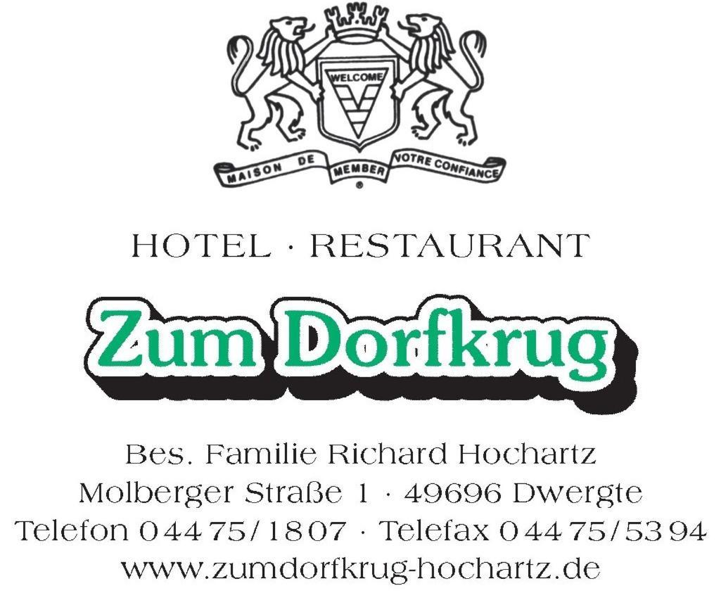 Gasthof Zum Dorfkrug Molbergen Екстер'єр фото